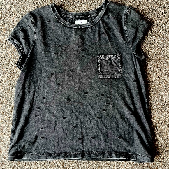 American Eagle Outfitters Tops - Distressed American Eagle t-shirt